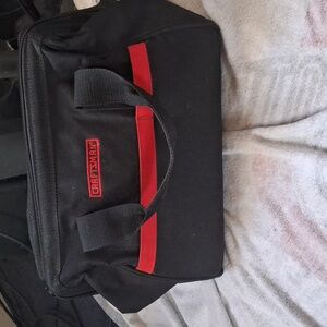 Craftsman black zipper up tool bag 13" x 9" 8" deep